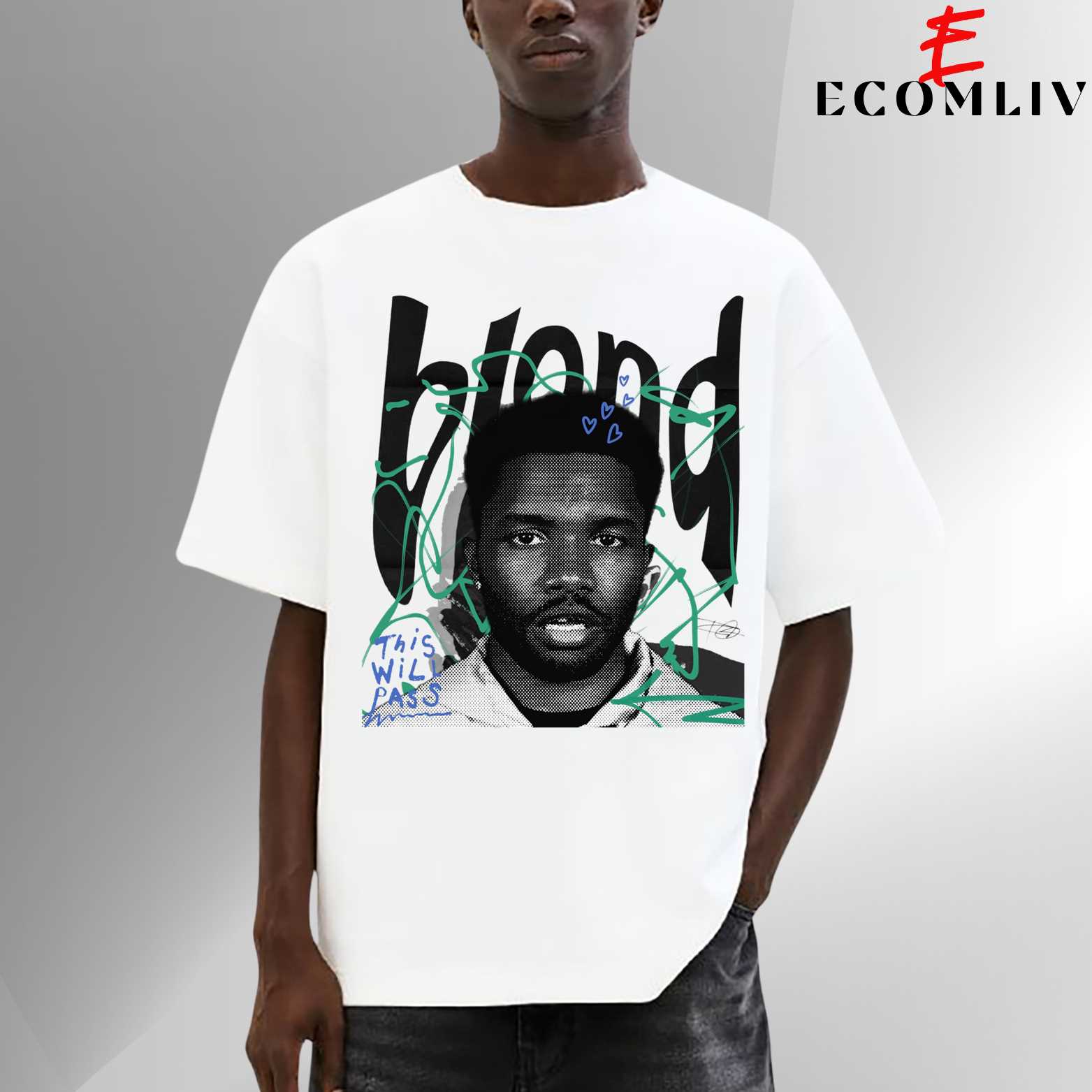 Unisex Frank Ocean Tour Shirt, Blonde Era Concert Tee